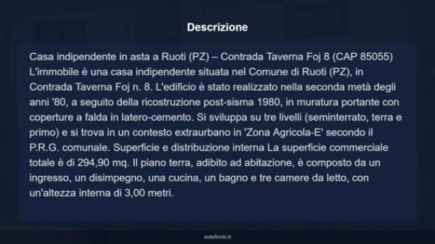 Immobile in asta di 294 m² in vendita a Ruoti - Foto 17