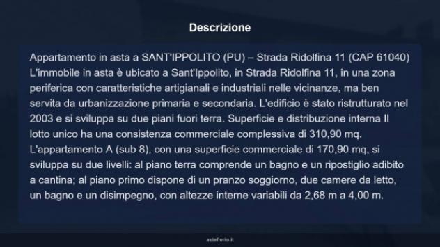 Immobile in asta di 310 m² con più di 5 locali in vendita a Sant'Ippolito - Foto 18