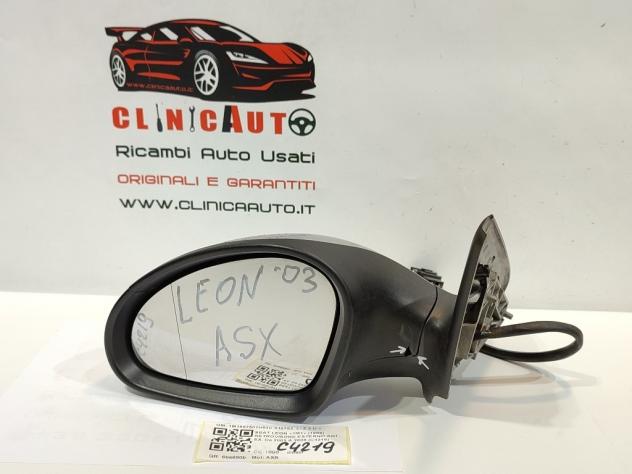 SPECCHIETTO RETROVISORE SINISTRO SEAT Leon 1° Serie 1M1857507H01C 010763 AXR (9905)