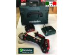 Smerigliatrice angolare a batteria WB 18 LTX BL 125 I-2X5,5LiHD Quick METABO