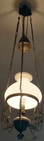 LAMPADARIO IN FERRO BATTUTO - Foto 2