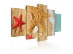 Quadro Con Le Stelle Marine Cm. 100x50 E 200x100 ARREDALACASA