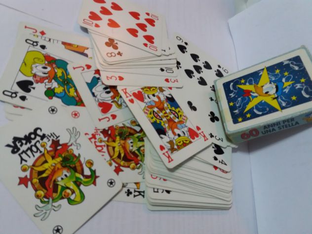 CARTE DA GIOCO ( TOPOLINO "60 ANNI )