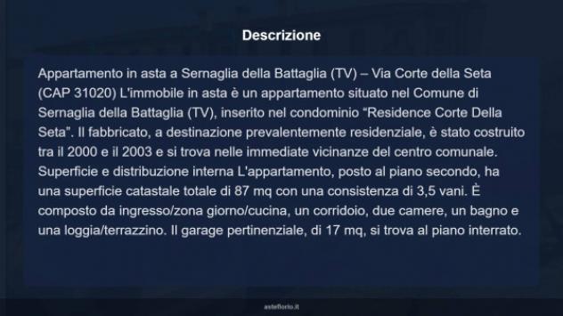 Immobile in asta di 104 m², box auto in vendita a Sernaglia della Battaglia - Foto 8