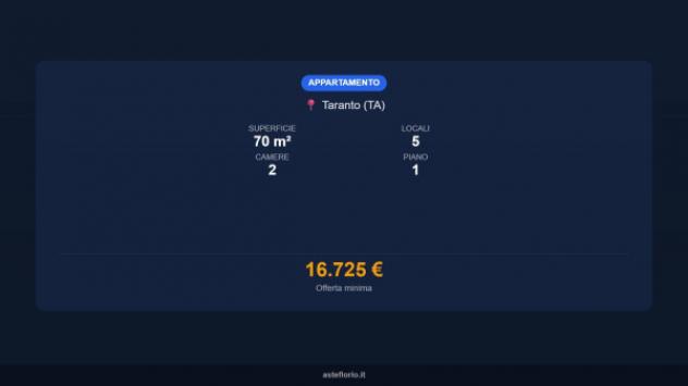 Immobile in asta di 70 m² in vendita a Taranto - Foto 17