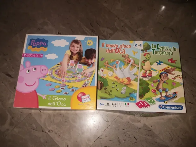 3 giochi -GIOCO DELL'OCA PEPPA pig e gioco oca.clemenoni. E gioco 10 giochi - Foto 2