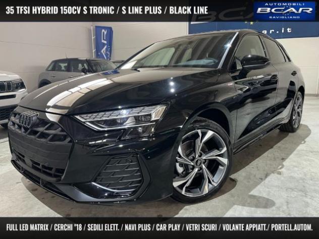 AUDI A3 SPB 35TFSI Stronic S line Sline BLACL LINE/MATRIX rif. 24149615