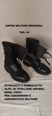 Anfibi militari originali tag.43