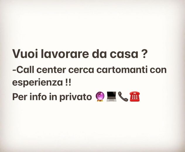 CERCASI CARTOMANTE