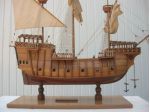 VELIERO MARCO POLO 1263 IN LEGNO REALIZZATO A MANO  PEZZO UNICO!!!!!! BELLISSIMO