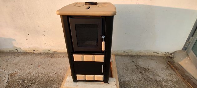 Termostufa ceramica alice idro legna caldaia - Foto 3