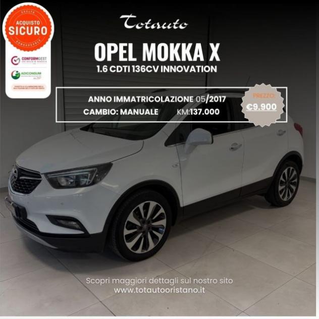 OPEL Mokka X 1.6 CDTI Ecotec 136CV 4x2 Innovation rif. 23997742