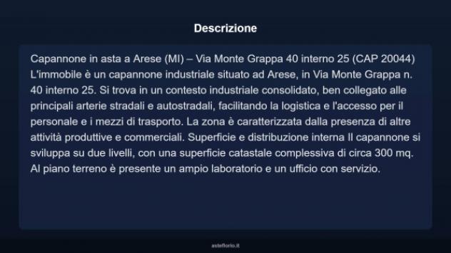 Immobile in asta di 300 m² in vendita a Arese - Foto 4
