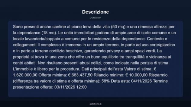 Immobile in asta di 853 m² con più di 5 locali in vendita a Collesalvetti - Foto 11