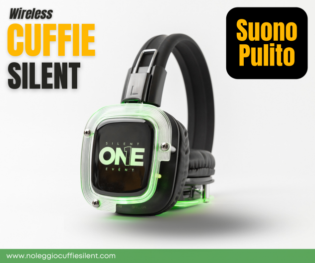 Cuffie Wireless per Eventi Silent - Foto 5
