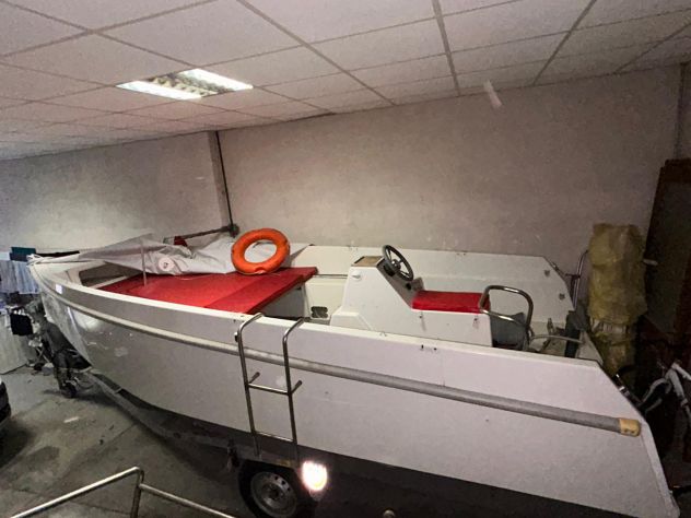 Open lagon 5.50mt con motore Johnson 25cv 2t gambo lungo - Foto 3