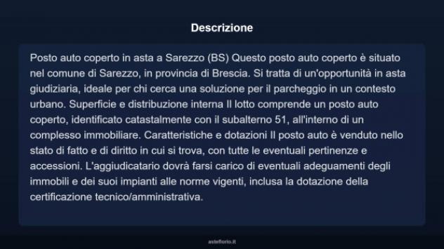 Immobile in asta di 15 m² in vendita a Sarezzo - Foto 2