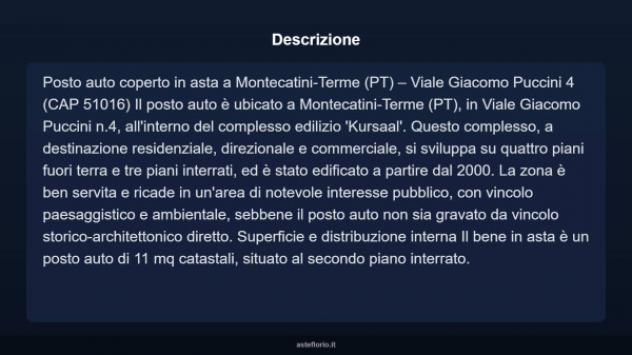 Immobile in asta di 11 m² in vendita a Montecatini-Terme - Foto 4