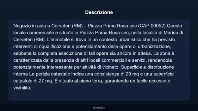 Immobile in asta di 29 m² in vendita a Cerveteri - Foto 4
