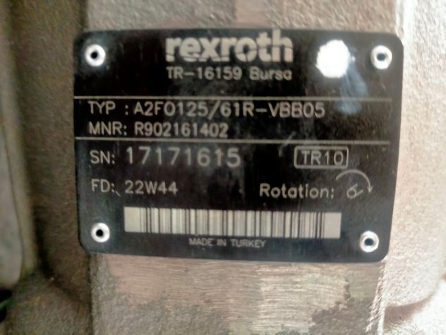 Pompa Rexroth A2FO125/61R-VBB05 - Foto 4