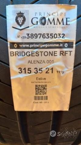 2 gomme 315 35 21 bridgestone rft a95 - Foto 2