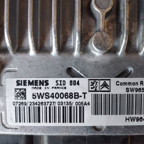 Centralina Motore Ecu Siemens 5Ws40068B-T Sid 804 Citroen C3 5Ws40068Bt Sid804 - Foto 5