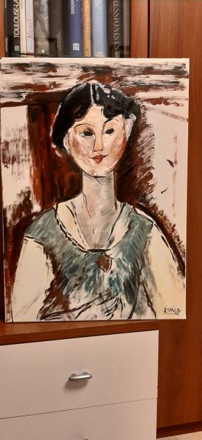 vendo quadri mie riproduzioni opere di A. Modigliani in olio su tela - Foto 7