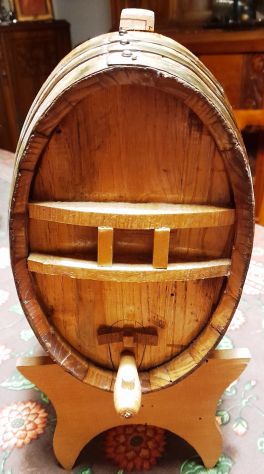 botticella in legno con basamento cm.22x27x10 - Foto 6