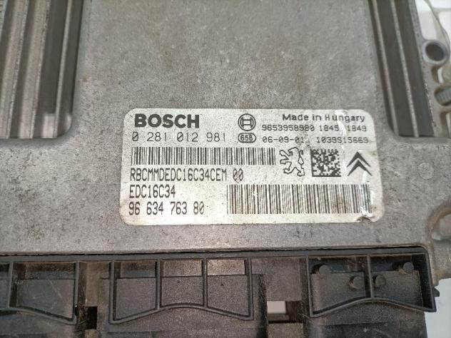 CENTRALINA MOTORE CITROEN C4 Grand Picasso 0281012981 9HZ diesel 1560 (0613) - Foto 3