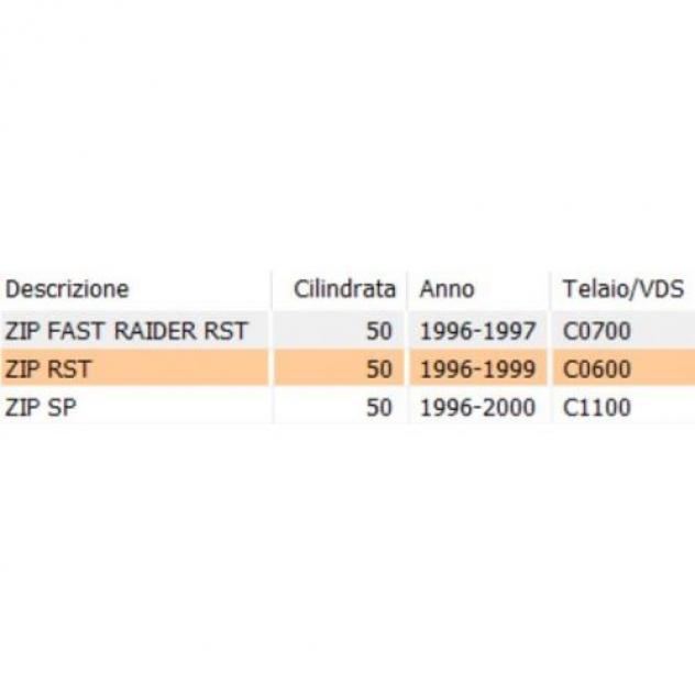Vetro faro posteriore Piaggio Zip 50 da 1996 - Foto 3