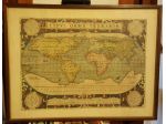 Cornice con stampa Orbis Terrarum