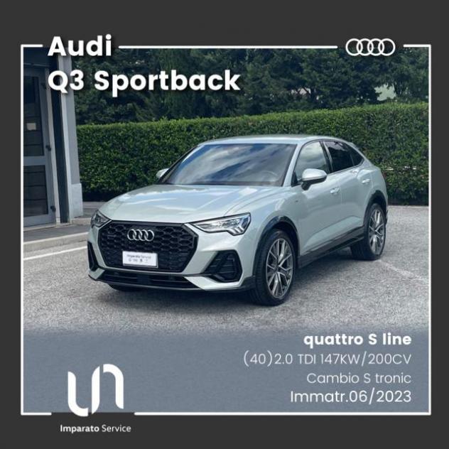 AUDI Q3 Sportback 2.0 TDI quattro S tronic S line 147KW rif. 24122866