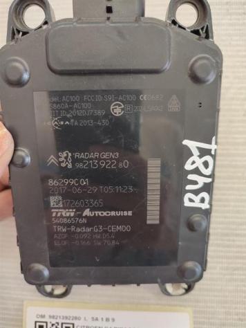 RADAR CITROEN C4 Picasso II 9821392280 DV6FD diesel 1560 (13) - Foto 2