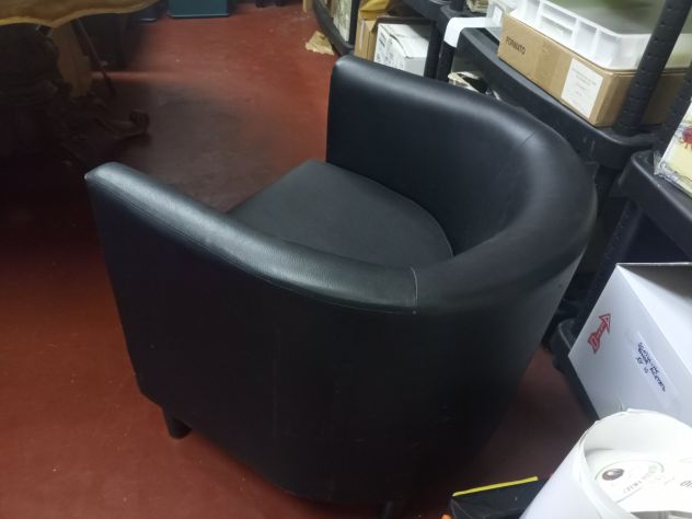 Set 4 Poltrone a Pozzetto IKEA Solsta - Ecopelle, ottime condizioni - Foto 2