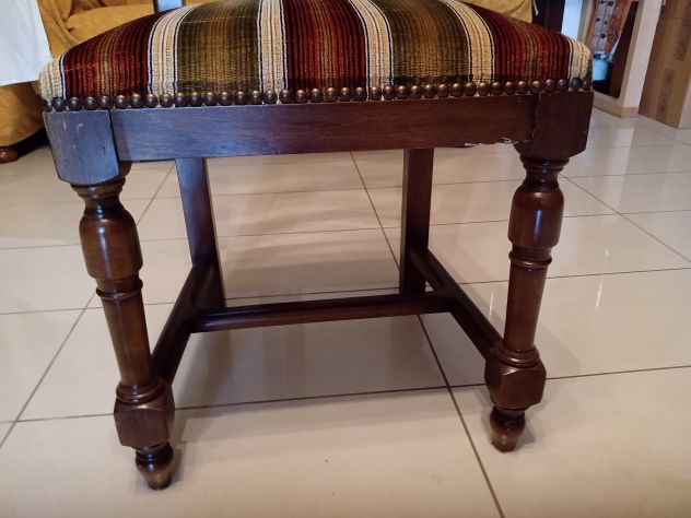 POLTRONCINE STILE ANTICO LEGNO MASSELLO X SALA DA PRANZO - Foto 5