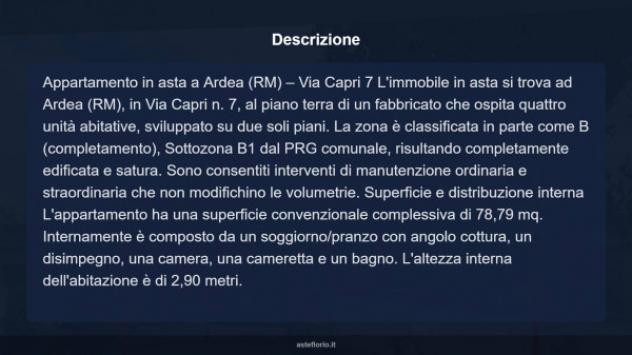 Immobile in asta di 78 m² in vendita a Ardea - Foto 15