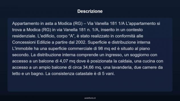 Immobile in asta di 98 m² in vendita a Modica - Foto 5