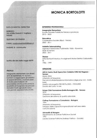 Cerco Lavoro