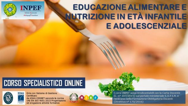 Corso di Educazione Alimentare e Nutrizione