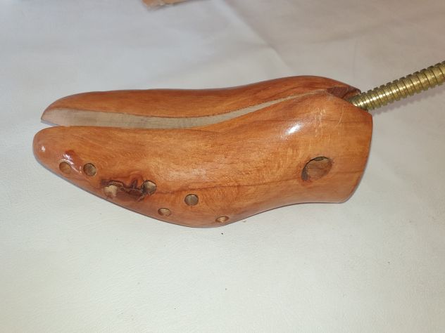 Allargascarpe forma in legno da calzolaio vintage taglia 40/41 a vite regolabile - Foto 2
