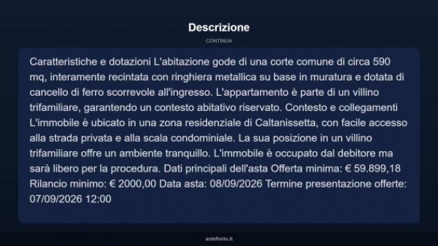 Immobile in asta di 161 m² in vendita a Caltanissetta - Foto 4