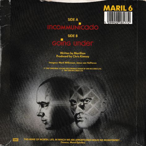 MARILLION - Incommunicado / Going Under - 7" / 45 giri 1987 EMI U.K - Foto 2