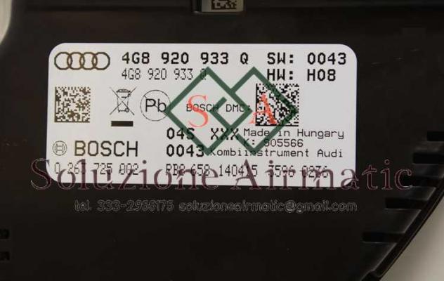 Audi A6 2.0 TDI quadro strumenti 4G8920933Q - Foto 3