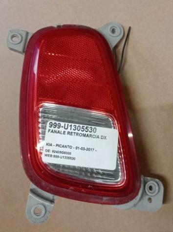 FANALE RETROMARCIA DX 999-U1305530 Parti elettriche  Fanaleria  Fanali  Fanale retronebbia  KIA - PICANTO - 01-03-2017 -