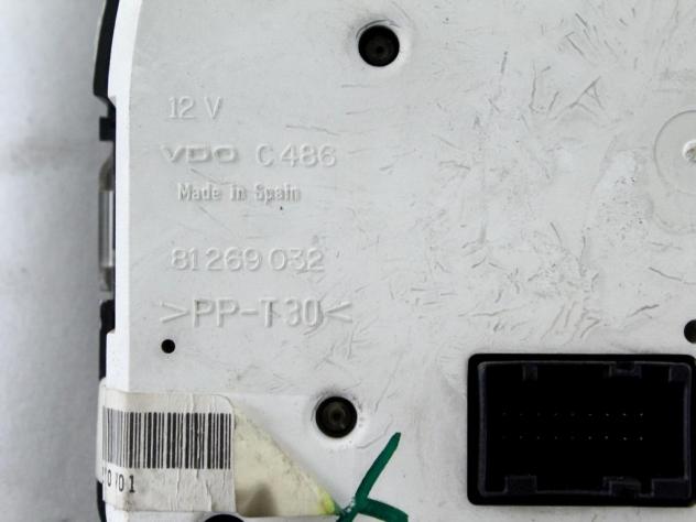 51712410 QUADRO STRUMENTI CONTACHILOMETRI FIAT MULTIPLA 1.9 D 85KW 5M 5P (2004) RICAMBIO USATO - Foto 3