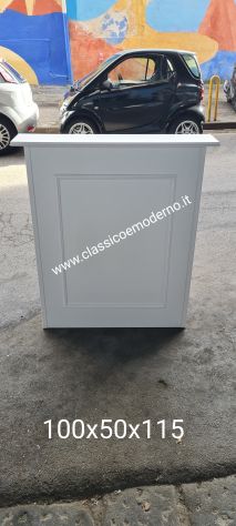 Bancone reception modello boiserie da 100 cm centro estetico negozi spedizione