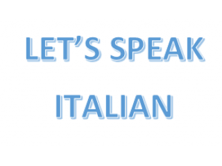 Vuoi imparare l'italiano?