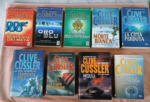 vendo i primi 12 libri di C.Cussler della saga NUMA"files" con kurt Austin - Foto 2