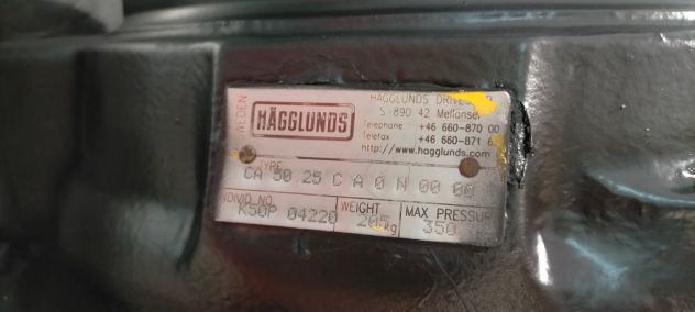 Motore Hagglunds per pressa cesoia Bonfiglioli - Foto 3