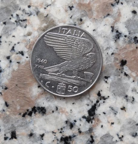 50 CENTESIMI DEL 1940 REGNO D'ITALIA -